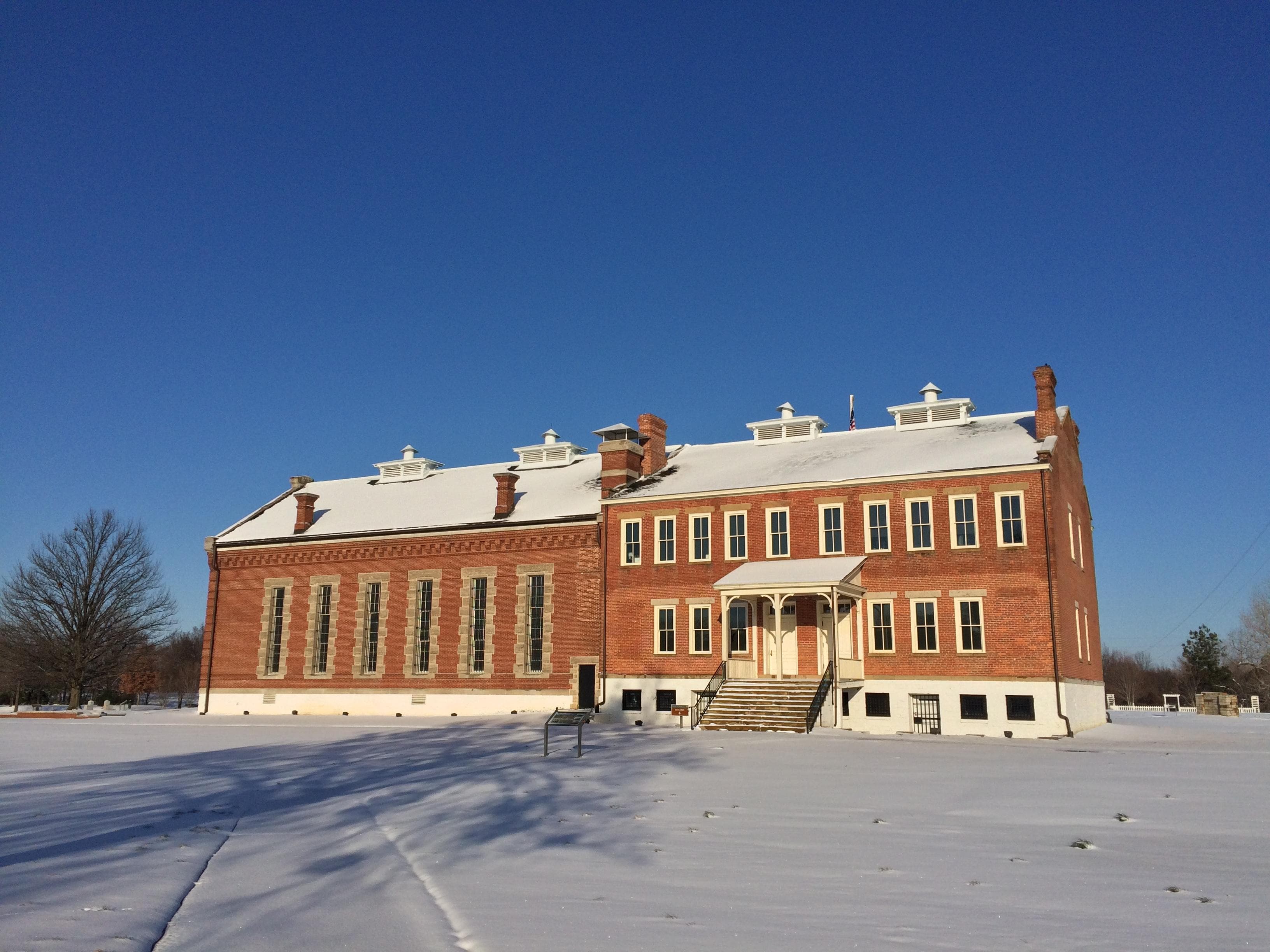 Visitor Center, Gallows, and Commissary