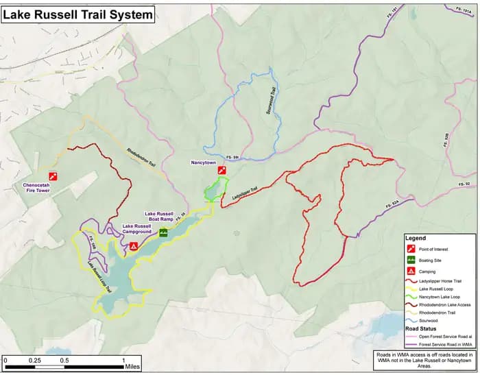 LAKE RUSSELL RECREATION AREA