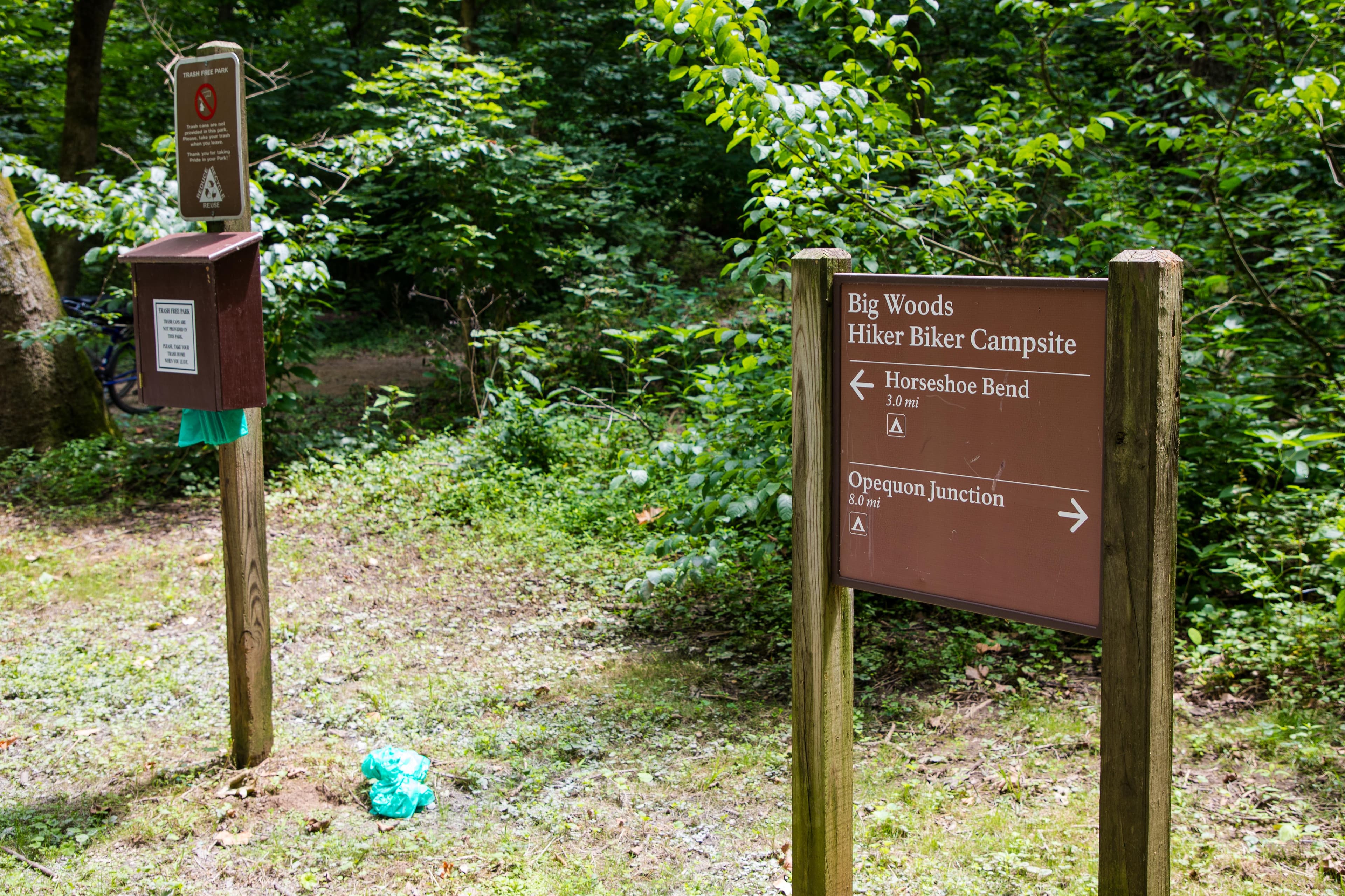 Big Woods Hiker-Biker Overnight (HBO) Campsite