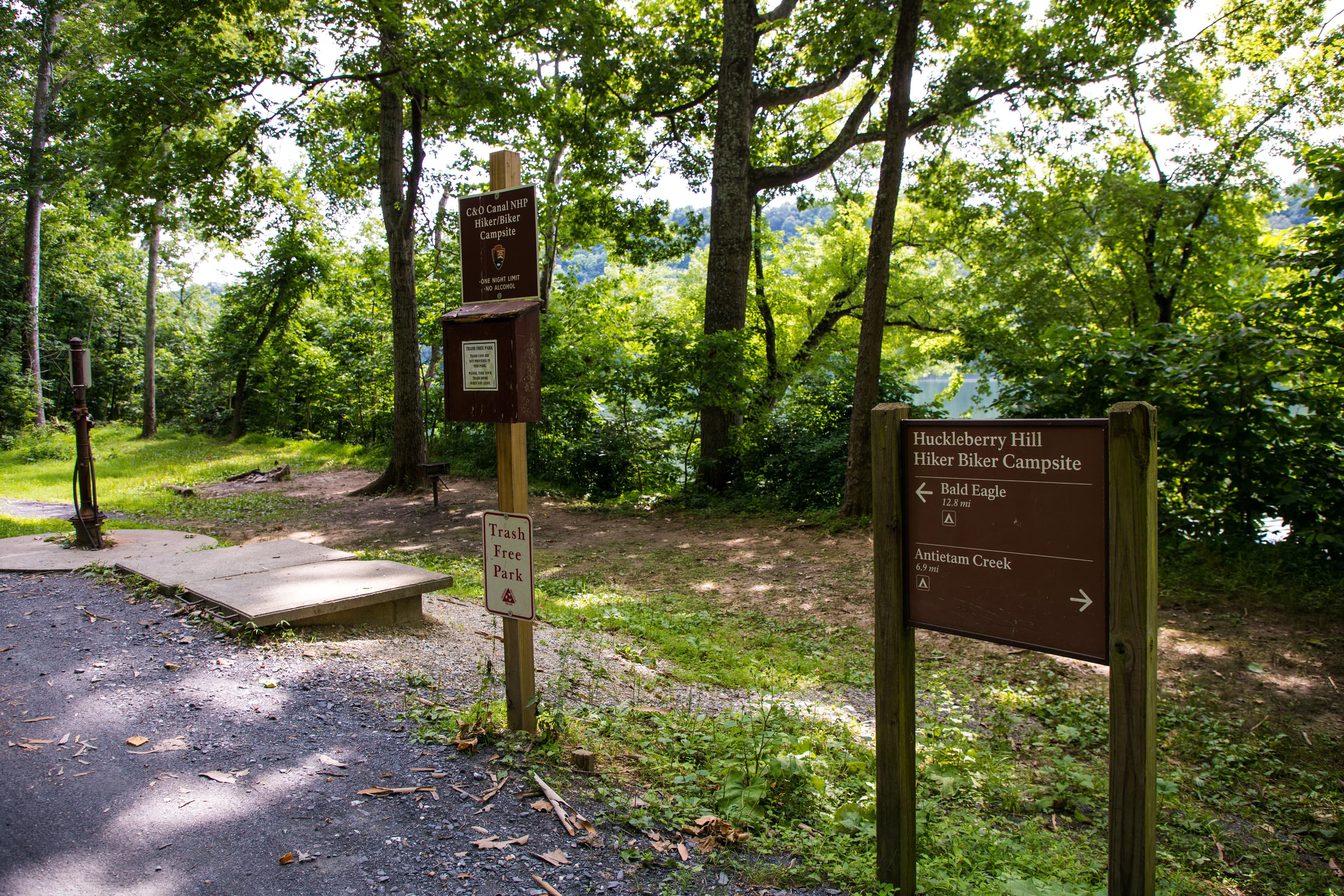 Huckleberry Hill Hiker-Biker Campsite